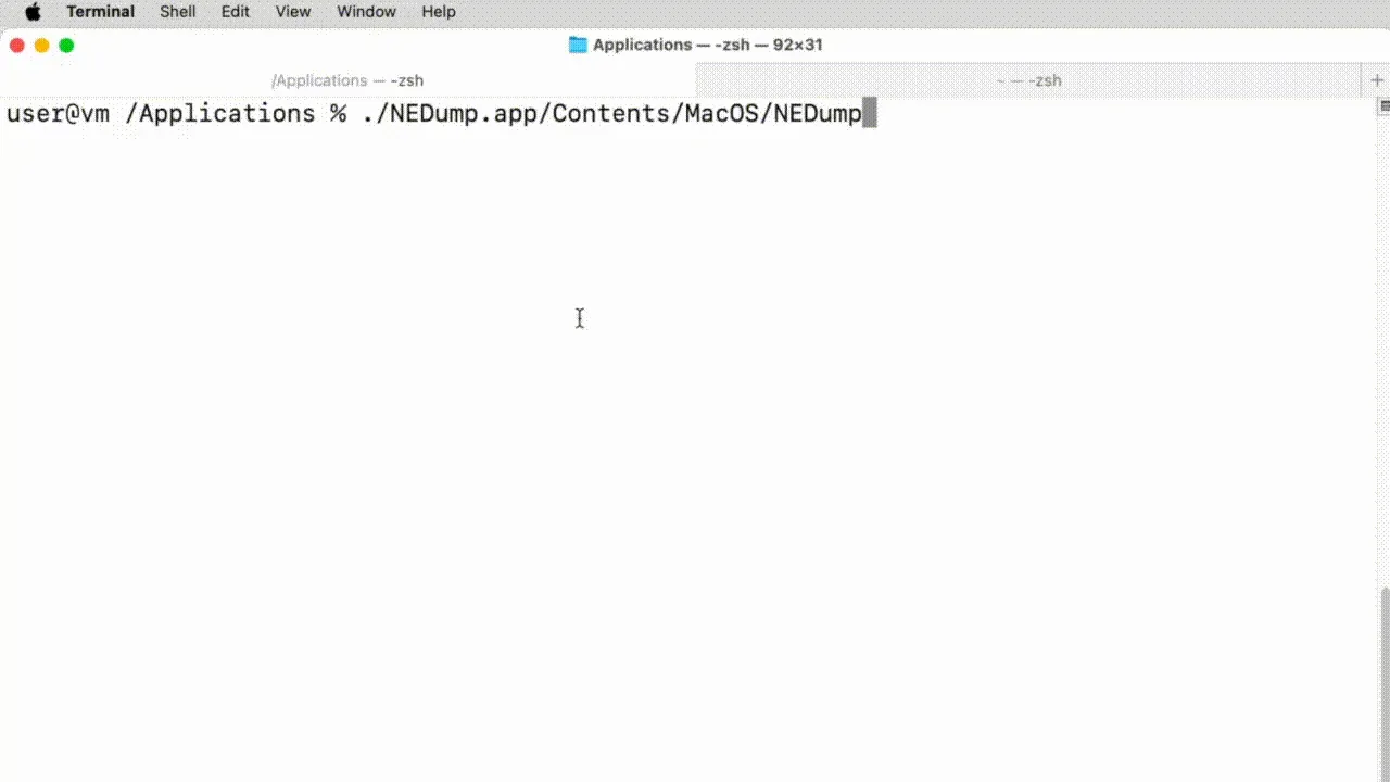 Dumping Content Filter Events